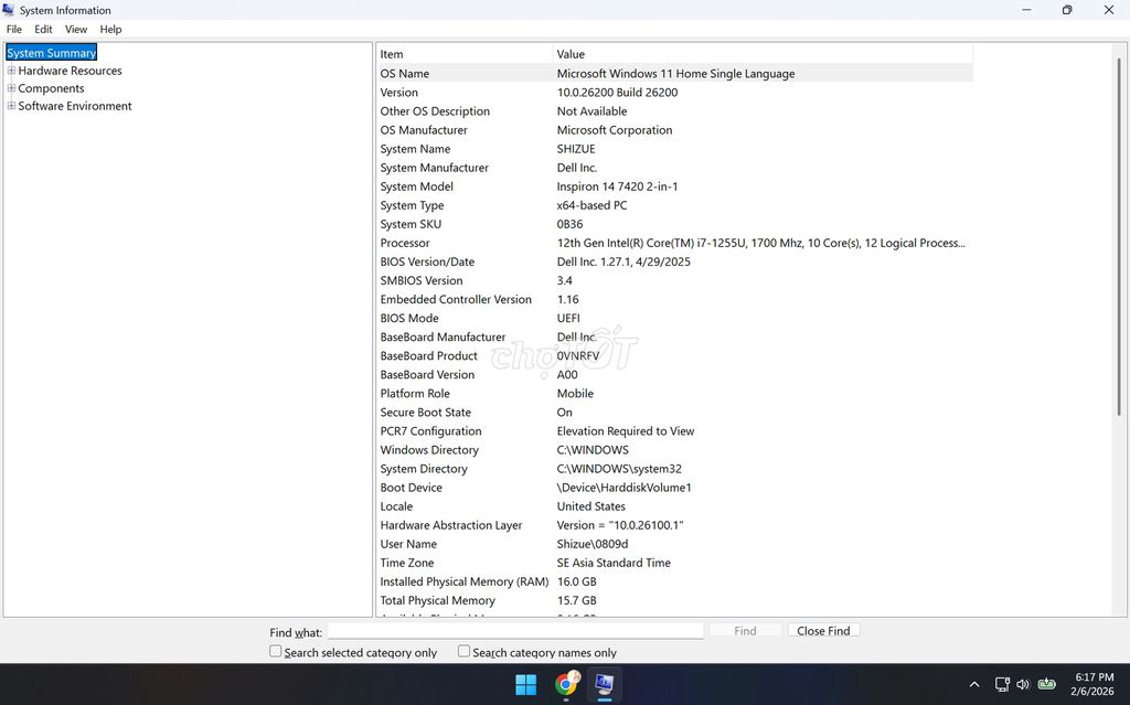 Dell Inspiron 7420 i7-1255U 14 inch 16GB. Mua bán Laptop tại Quận 12 Tp Hồ Chí Minh được đăng bởi ĐÀM PHÚC HƯNG hình 1