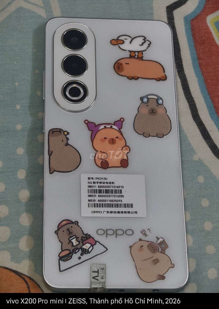 Oppo A3x 5G 2024 Trắng 5G RAM4/128GB. Mua bán Điện thoại tại Quận 4 Tp Hồ Chí Minh được đăng bởi Phạm Thị Thúy An hình 1