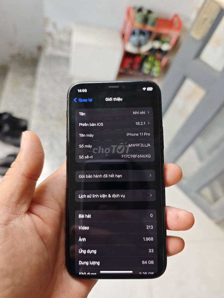 Apple iPhone 11 Pro 64GB Xám. Mua bán Điện thoại tại Quận Bình Thuỷ Cần Thơ được đăng bởi ThanhPhong hình 1