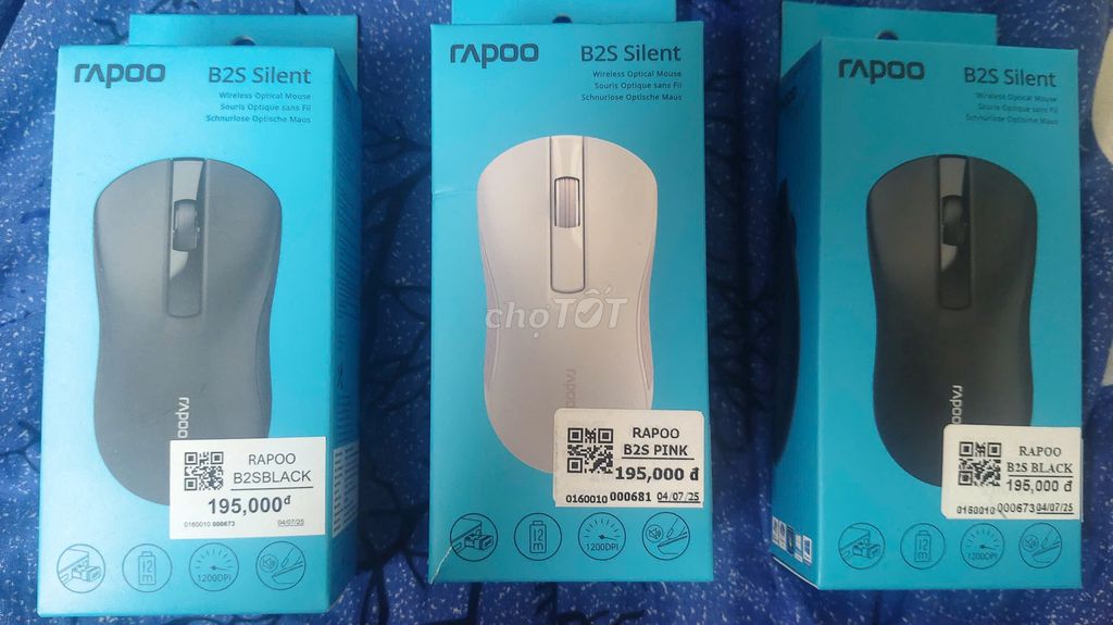 Chuột không dây Rapoo B2S Silent mới 1 đổi 1. Mua bán Phụ kiện (Màn hình, Chuột...) tại Quận Bình Thạnh Tp Hồ Chí Minh được đăng bởi Hung hình 1
