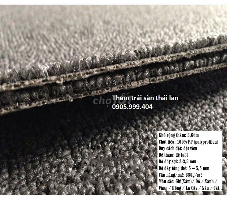Thảm Polypropylene chống trơn trượt. Mua bán Nội thất, đồ gia dụng khác tại Quận Hải Châu Đà Nẵng được đăng bởi NỘI THẤT NGUYỄN hình 1