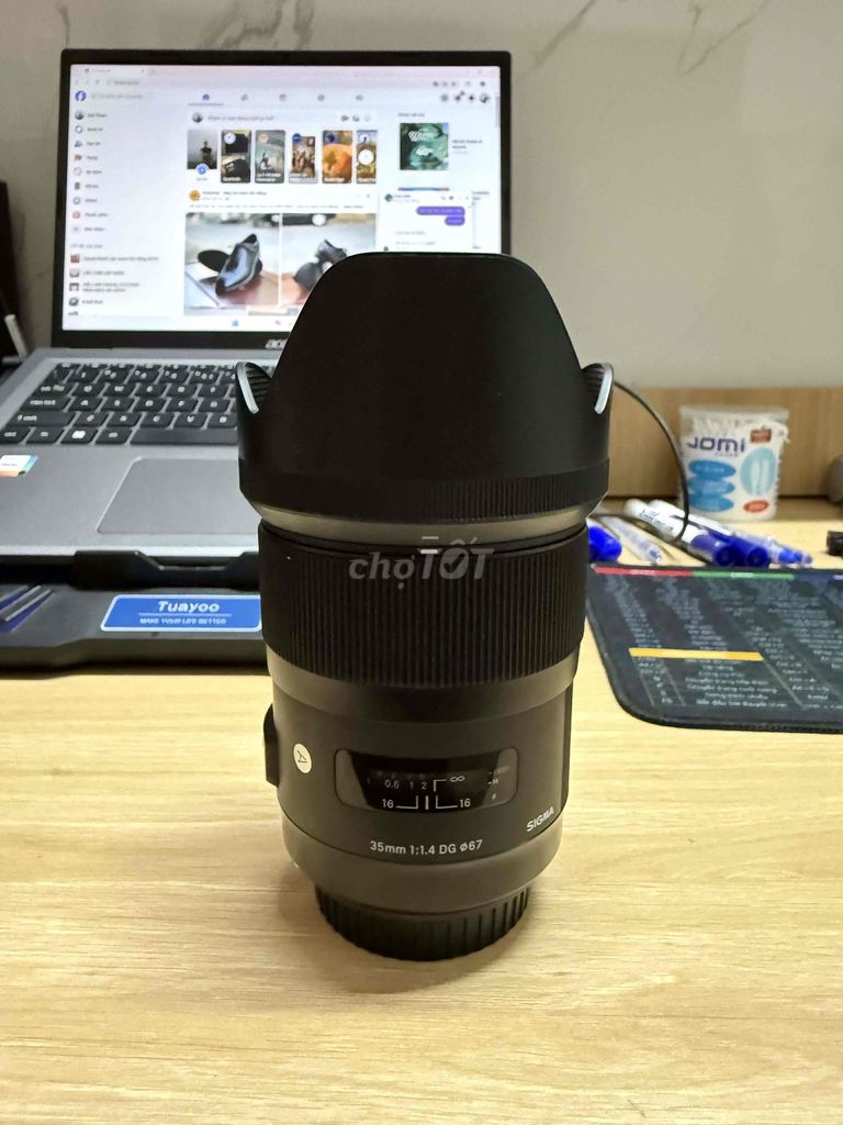 Ống kính Sigma 35A 1.4 Canon 99%. Mua bán Máy ảnh, Máy quay tại undefined undefined được đăng bởi dat hình 1