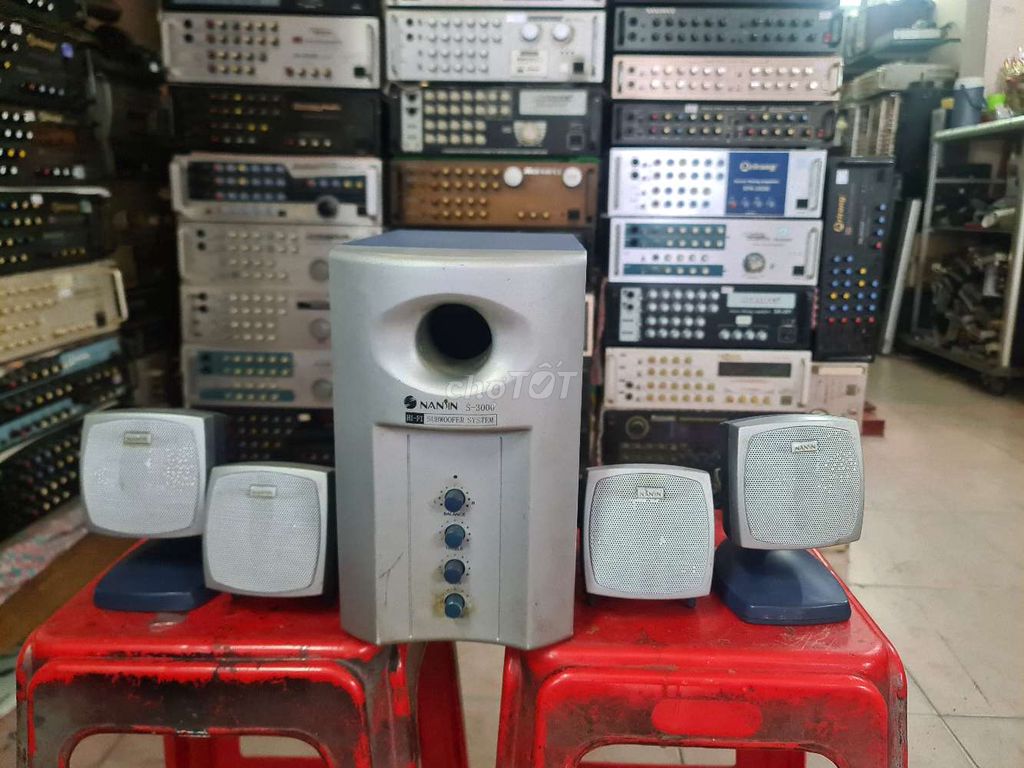 Loa vi tính Nansin S3000  (4.1/bạc xạnh