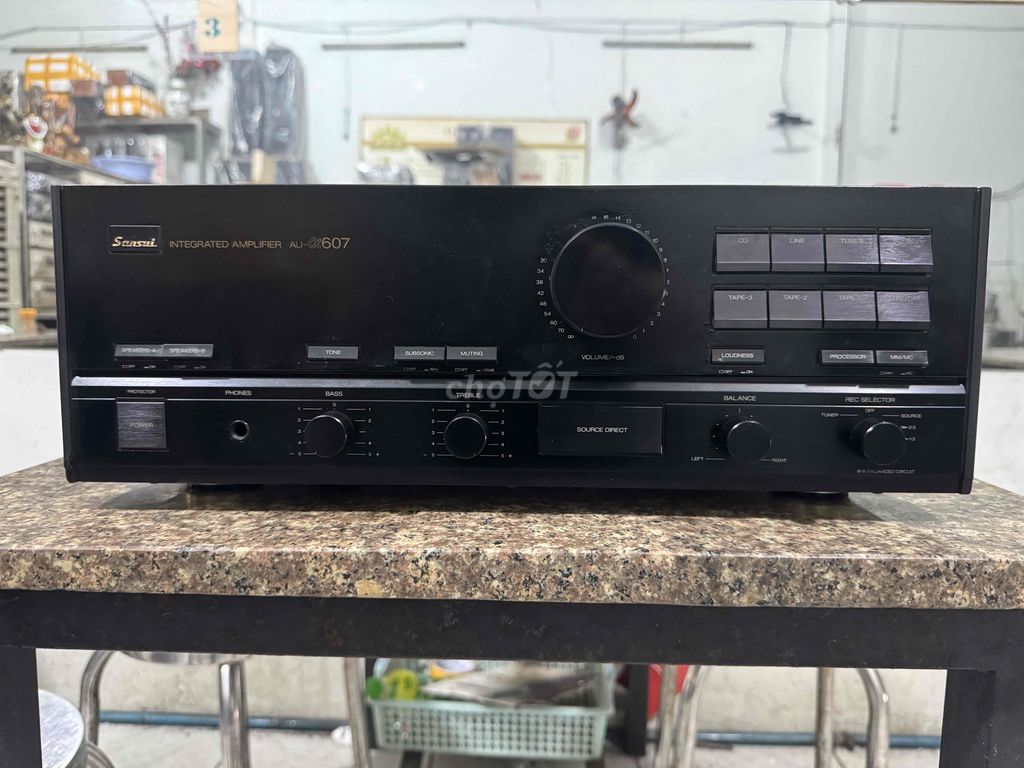 Amply Sansui AU-@607 cs-240w máy chạy 8 sò Sanken. Mua bán Tivi, Âm thanh tại Quận 12 Tp Hồ Chí Minh được đăng bởi Thao Đặng hình 1