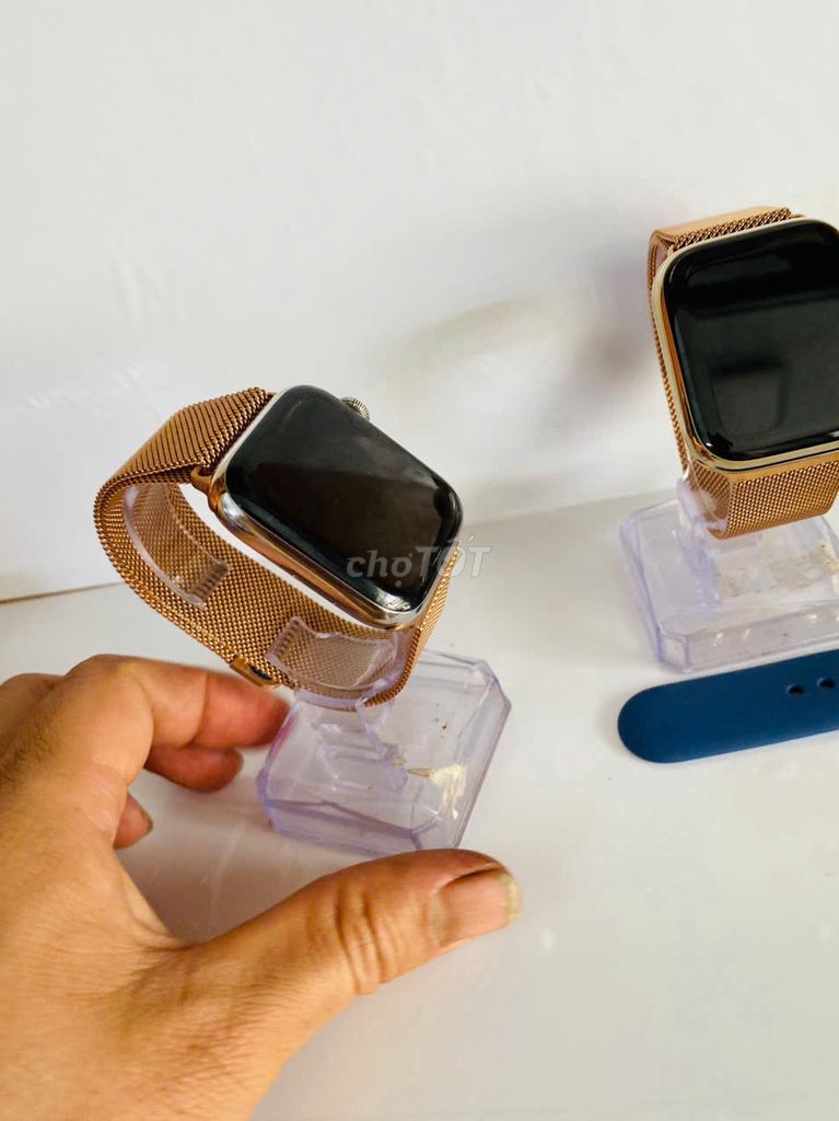 Apple watch  series  6 - 44MM thép trắn siêu đẹp