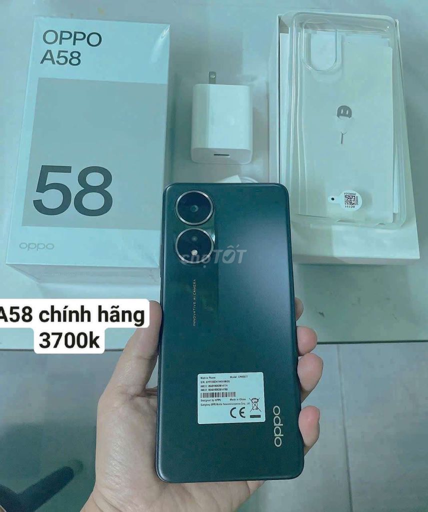 OPPO A58 5G RAM 8GB/128GB CHÍNH HÃNG. Mua bán Điện thoại tại Quận Bình Tân Tp Hồ Chí Minh được đăng bởi nhungtphcmkhongchin65sau54548 hình 1