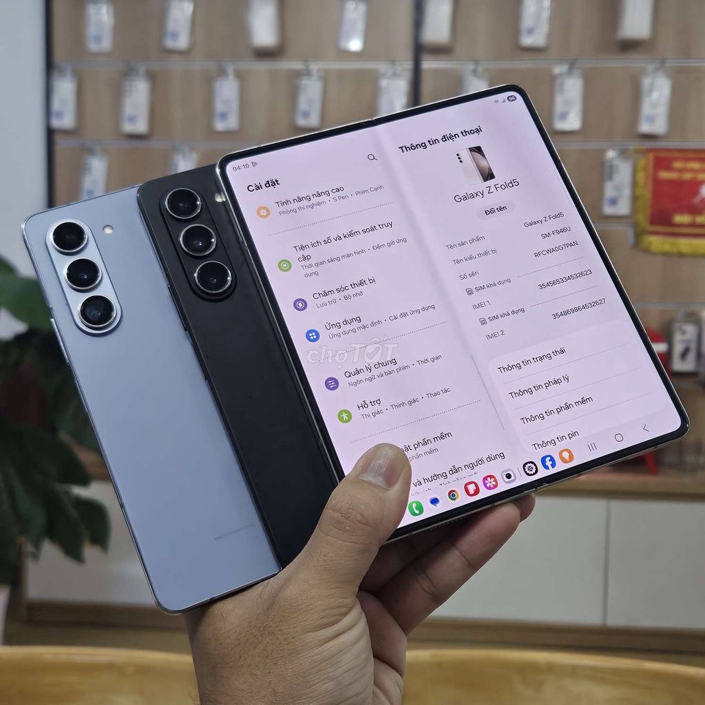 Samsung Z Fold 5 zin đẹp 2 sim 256&512gb góp_G lưu. Mua bán Điện thoại tại Quận Thanh Khê Đà Nẵng được đăng bởi Cửa hàng Zinphones  hình 1