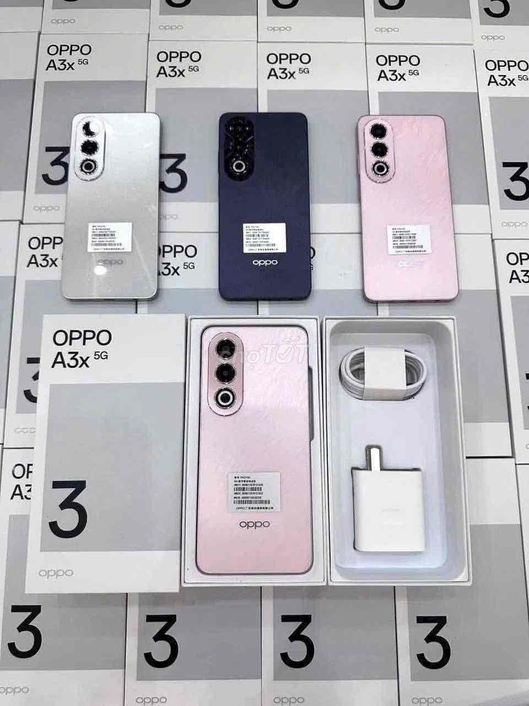 OPPO A3X 5G 128GB Hồng. Mua bán Điện thoại tại Thành phố Nha Trang Khánh Hòa được đăng bởi Ngọc Thắng Smartphone hình 1