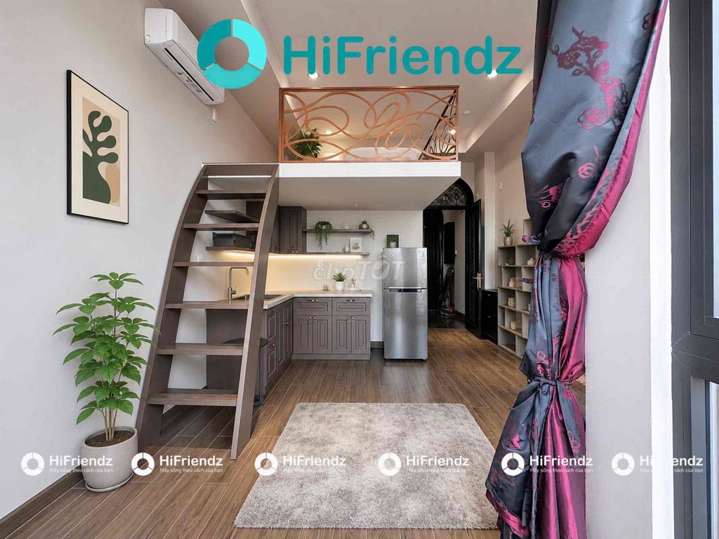 CHO THUÊ CĂN HỘ DUPLEX NGAY TRUNG TÂM BÌNH THẠNH FULL NỘI THẤT