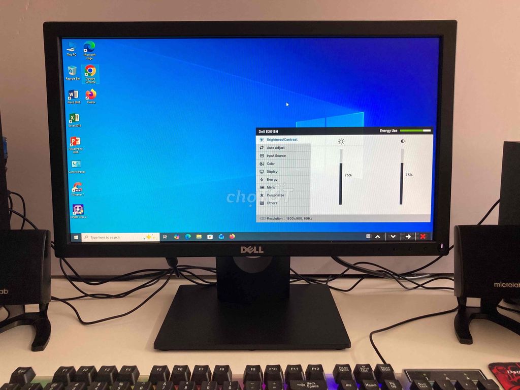 Màn hình Dell E2016H 20 inch Đen. Mua bán Phụ kiện (Màn hình, Chuột...) tại Quận Ninh Kiều Cần Thơ được đăng bởi Phat Huynh hình 1