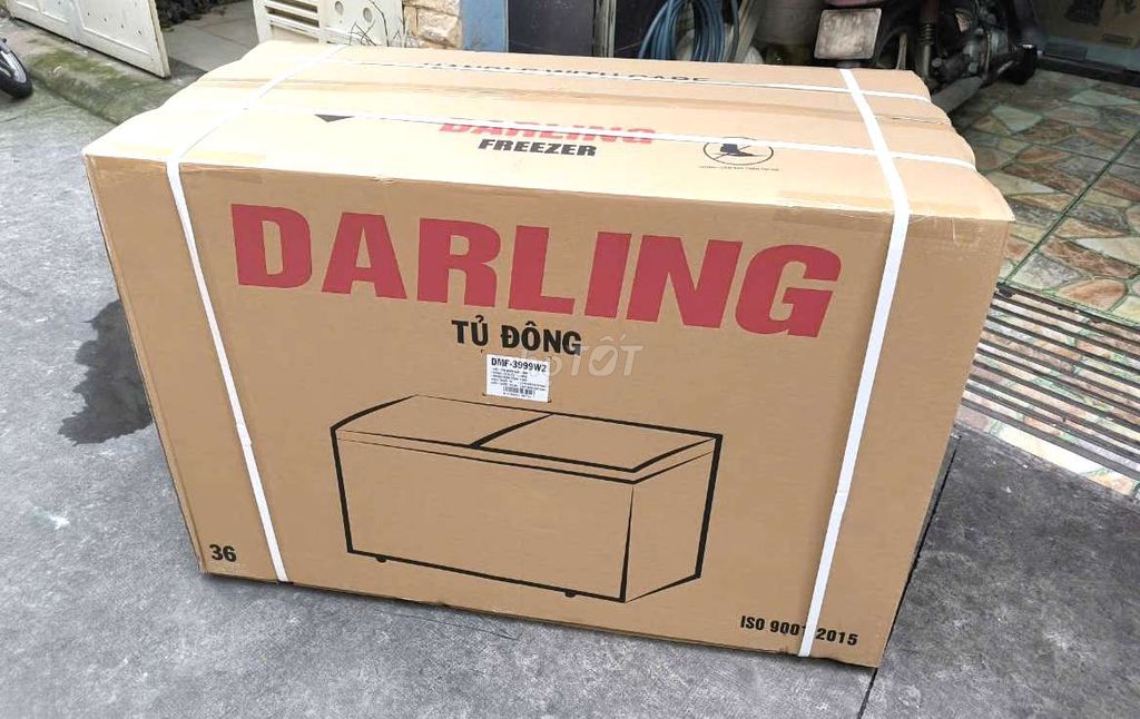 Xả kho tủ đông mát darling 350L hàng mới giá rẻ