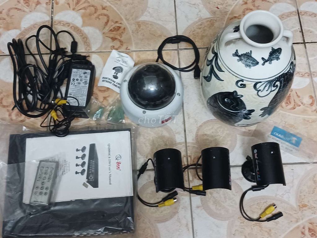 Lọ hoa Song ngư men bóng 30cm. Mua bán Cây cảnh, đồ trang trí tại Quận Hai Bà Trưng Hà Nội được đăng bởi Trần Đăng Minh hình 1