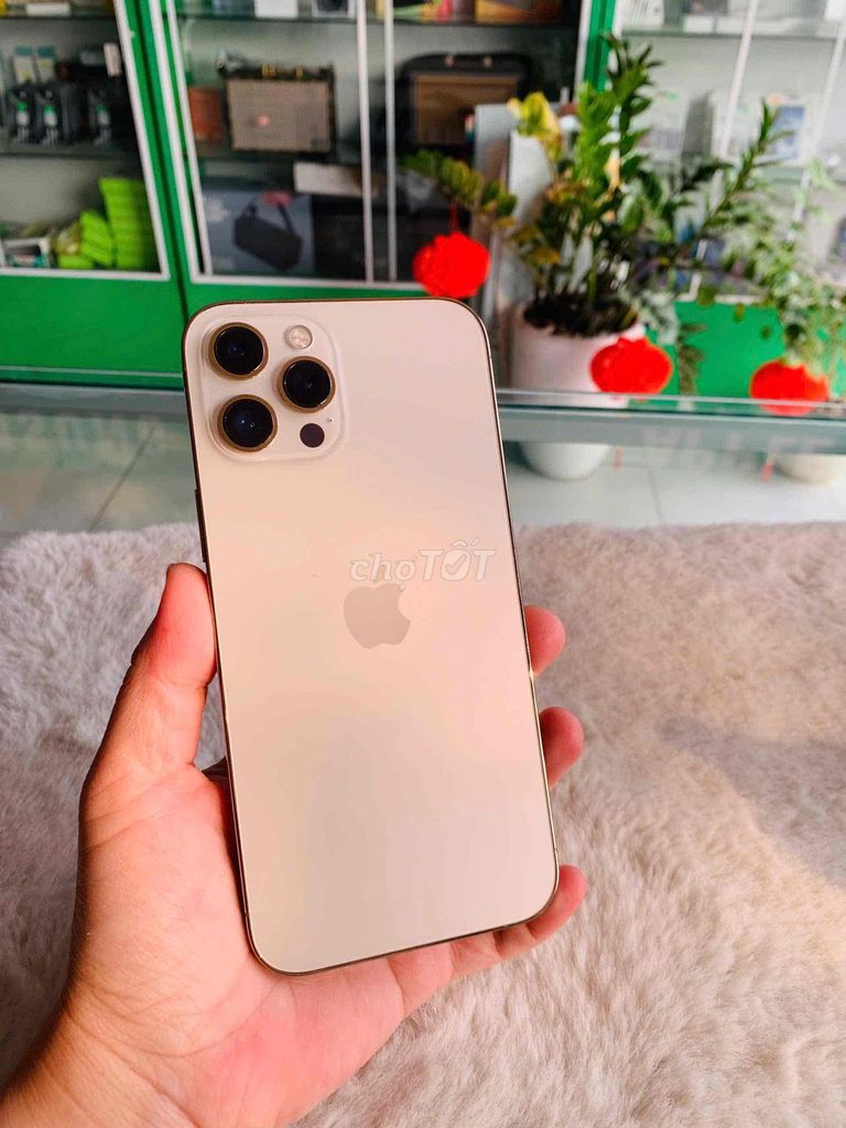 iPhone 12 Pro Max 256GB Vàng hồng Quốc tế 99%