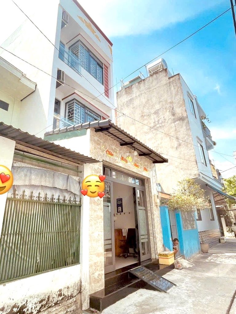 Bán Nhà Phố Hẻm Xe Hơi Thông Đường Thạch Lam Quận Tân Phú 3Tầng BTCT