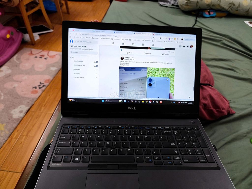 Dell Precision 7530 i5-8300H 15.6 16GB/256GB P2000. Mua bán Laptop tại Huyện Thanh Trì Hà Nội được đăng bởi Vien Luong hình 1