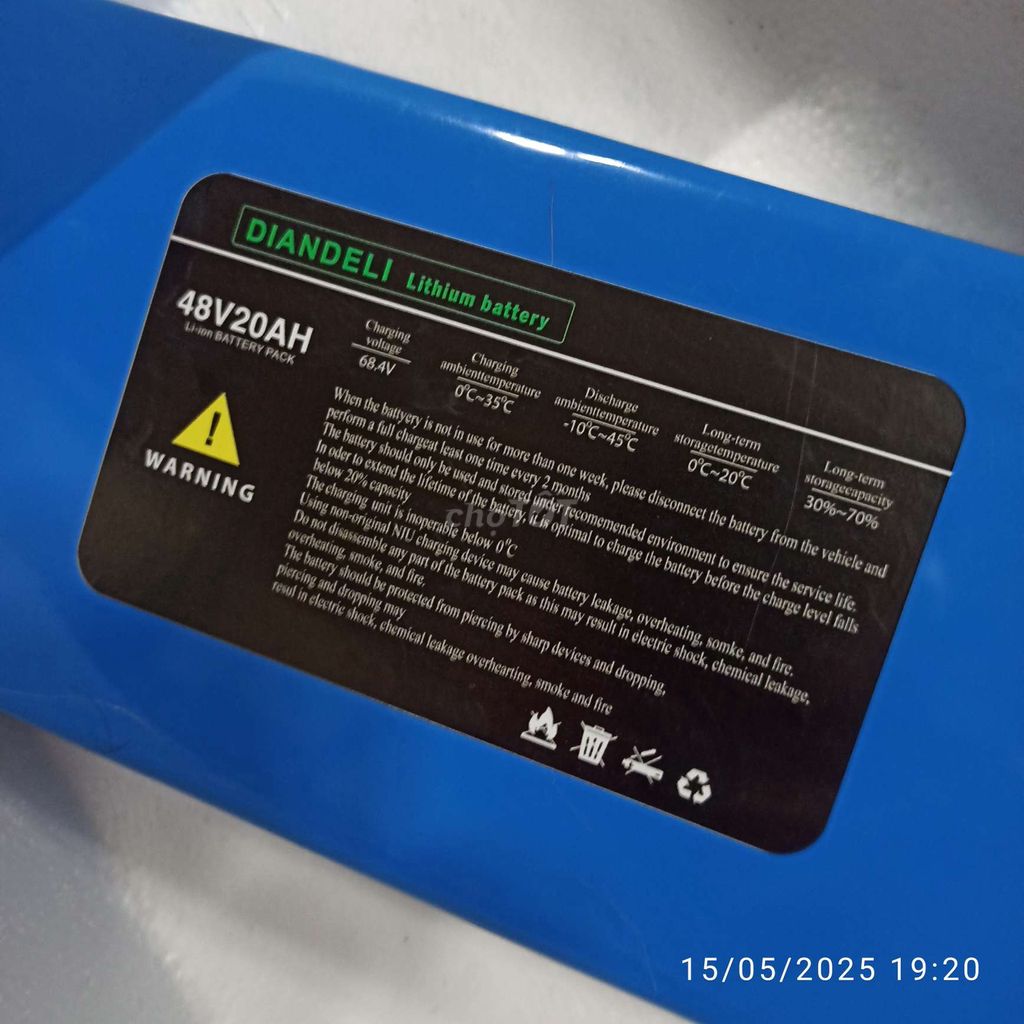 Thanh lý PIN XE ĐIỆN 48V15AH. Mua bán Phụ tùng xe tại Huyện Long Thành Đồng Nai được đăng bởi tùng hình 3