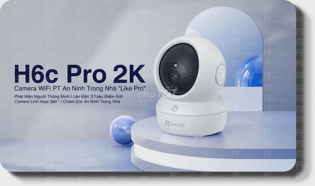 Camera EZVIZ H6c Pro 2K 3MP Đàm thoại Thạch Thất