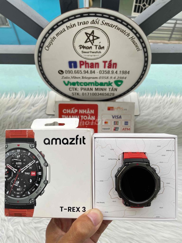 Amazfit Trex 3 phiên bản silicon Red 99% 14/2/2026