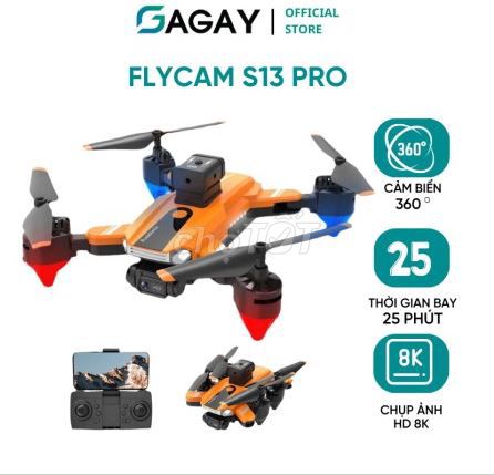Máy Bay Flycam S13 Chướng Ngại Vật Quan Học(2pin )
