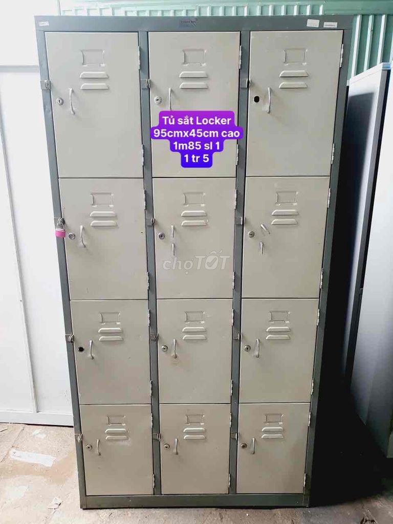 thanh lý tủ locker 12 ô cũ