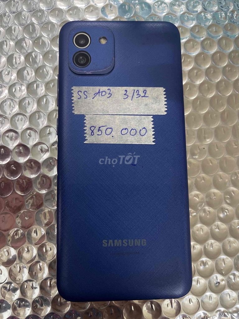 Samsung Galaxy A03 3/32GB Xanh. Mua bán Điện thoại tại Quận Ninh Kiều Cần Thơ được đăng bởi Cầm Đồ Anh Quý hình 1