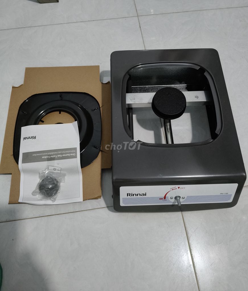 Bếp ga đơn Rinnai RV-150 Kim loại Xám. Mua bán Bếp, lò, đồ điện nhà bếp tại Quận 12 Tp Hồ Chí Minh được đăng bởi Huong Doan hình 1