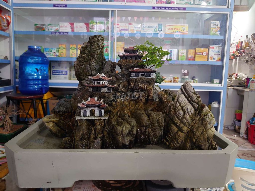 Tác phẩm thủ công Đá Phong cảnh trang trí