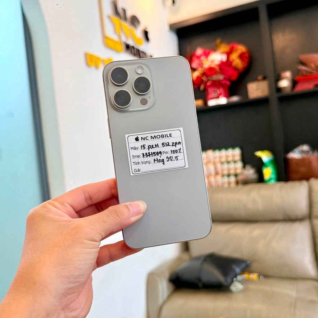 Apple iPhone 15 Pro Max 512GB Natural. Mua bán Điện thoại tại Quận Gò Vấp Tp Hồ Chí Minh được đăng bởi Hội Đồ Điện Tử hình 1