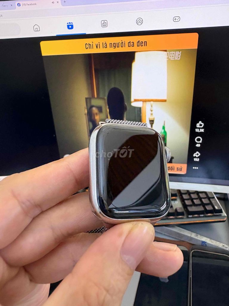 Apple Watch Series 8 LTE Thép 41mm zin keng. Mua bán Thiết bị đeo thông minh tại Quận Lê Chân Hải Phòng được đăng bởi hoang anh hình 1
