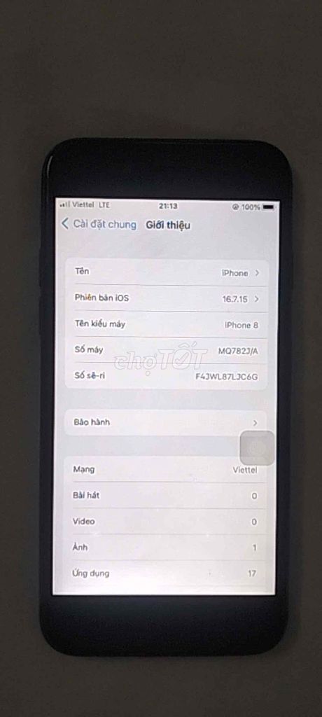iPhone 8 64gb L O C K. Mua bán Điện thoại tại Quận Tân Bình Tp Hồ Chí Minh được đăng bởi Dương hình 1