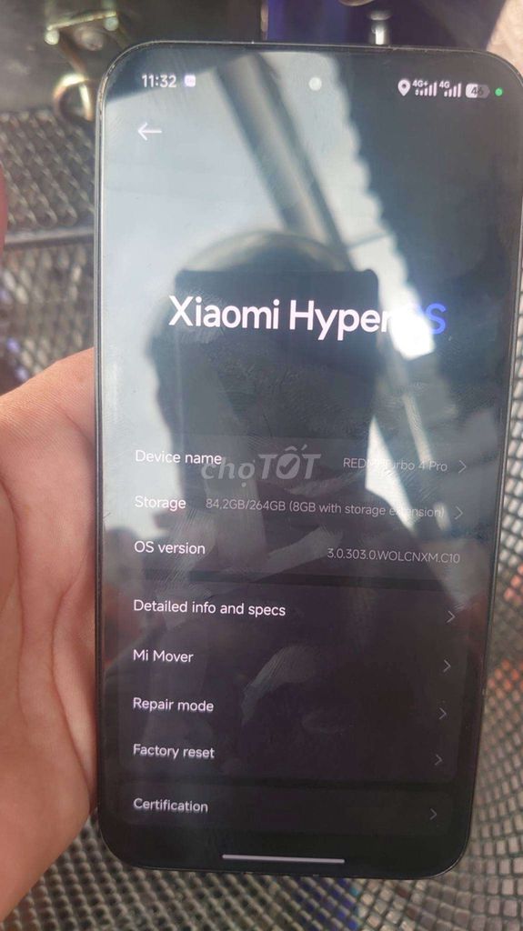 Xiaomi Redmi Turbo 4 Pro 12GB/256GB Đen. Mua bán Điện thoại tại Huyện Cái Bè Tiền Giang được đăng bởi Oh hình 1