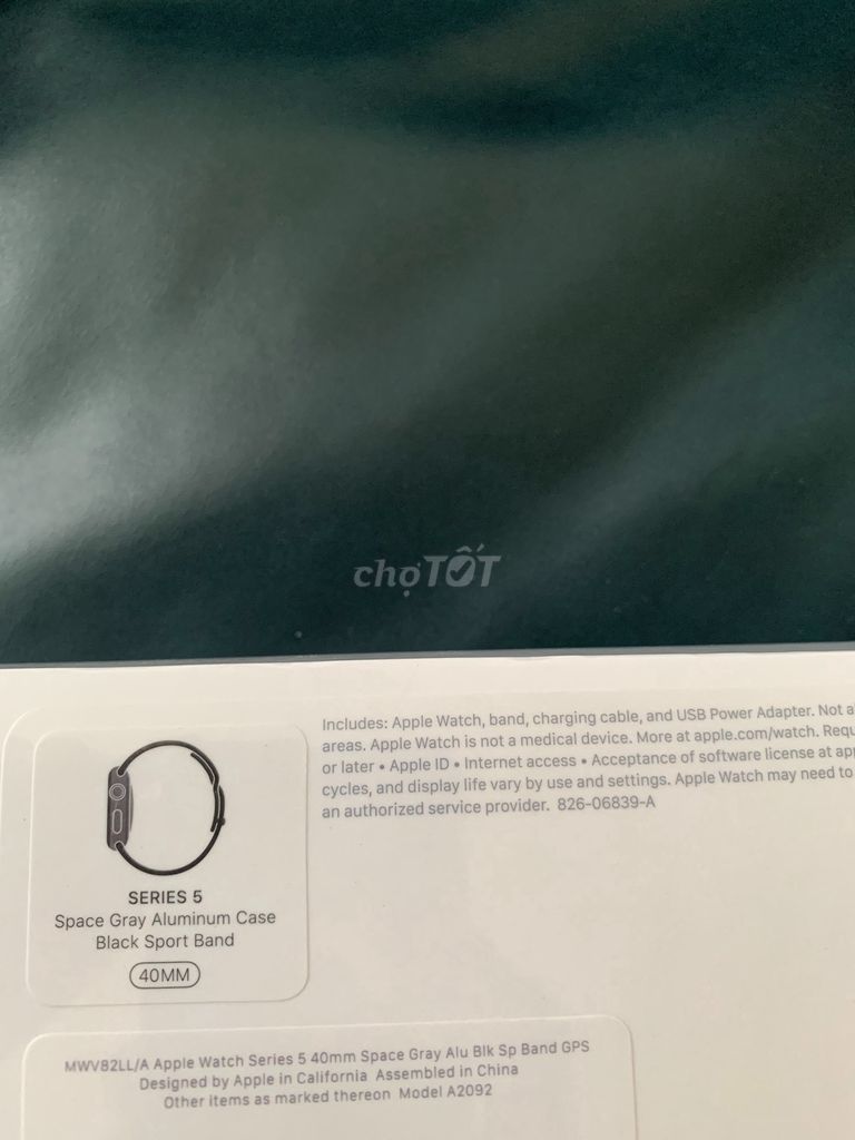 0908003154 - Apple watch series 5 đen new 100% nguyên seal