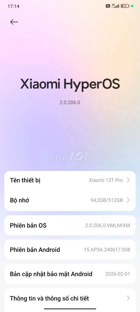 Xiaomi 13T Pro 512GB. Mua bán Điện thoại tại Quận Cẩm Lệ Đà Nẵng được đăng bởi Tín hình 1