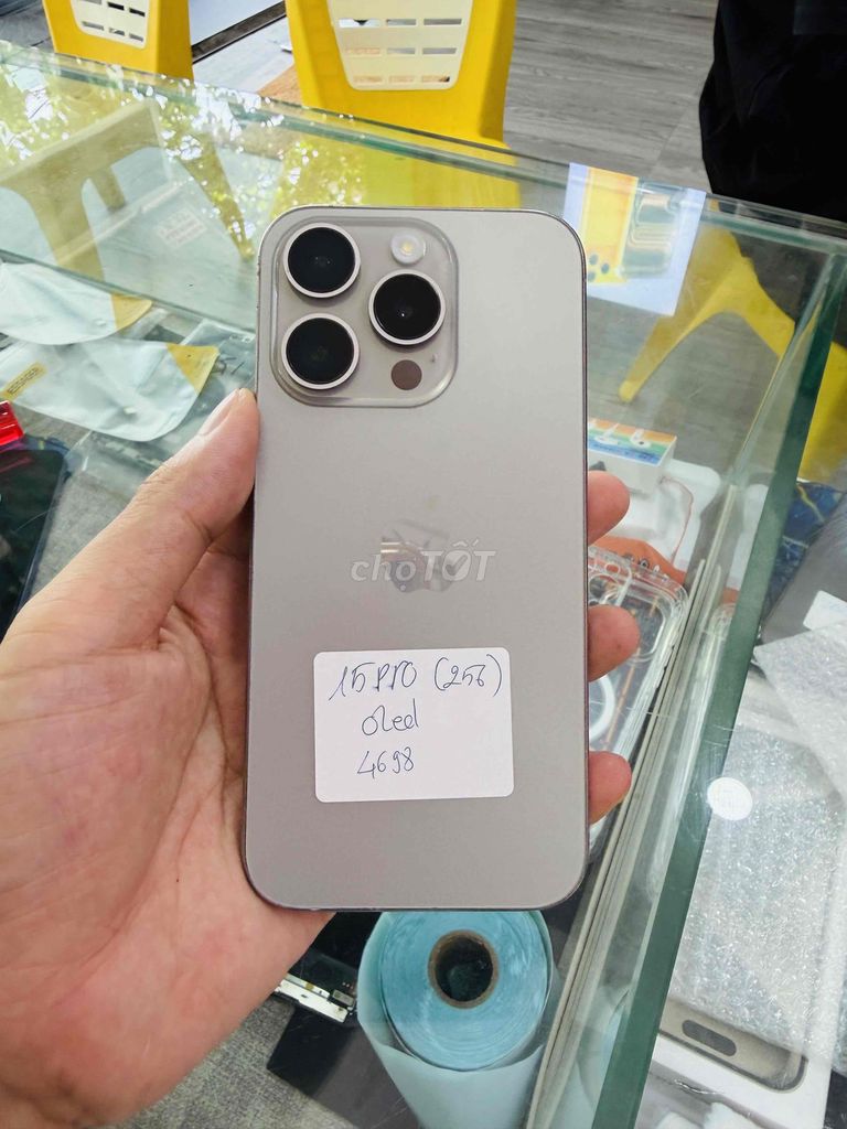 Apple iPhone 15 Pro 128GB Xám 12 triệu. Mua bán Điện thoại tại Quận Hải Châu Đà Nẵng được đăng bởi Hoàng Táo 273 Nguyễn Hoàng Đà Nẵng hình 1