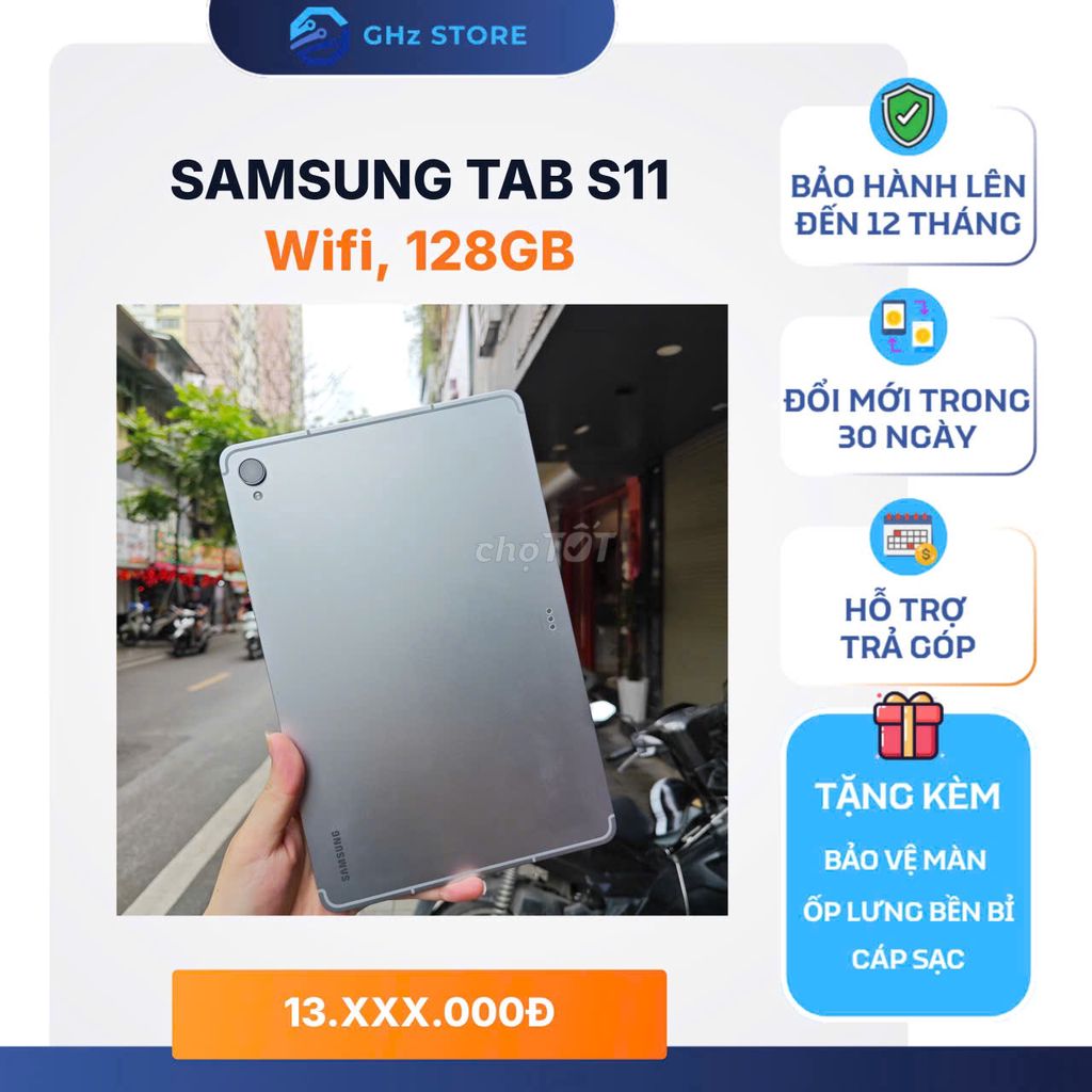 Samsung Tab S11 Bạc 128GB. Mua bán Máy tính bảng tại Quận Đống Đa Hà Nội được đăng bởi GHz STORE hình 1