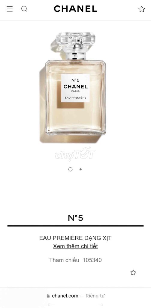 Nước hoa chính hãng Chanel No5 Eau Premiere