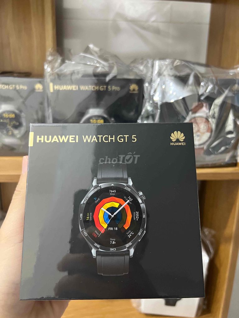 Đồng Hồ Huawei GT5 ĐEN SILICON 46MM