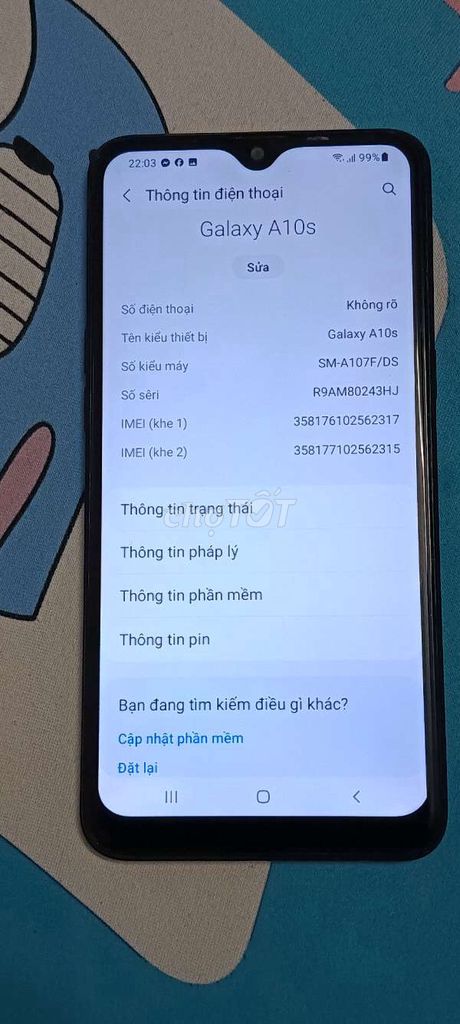 Samsung A10s 2GB 32GB Đen. Mua bán Điện thoại tại Huyện Đức Hòa Long An được đăng bởi Nguyễn hình 1