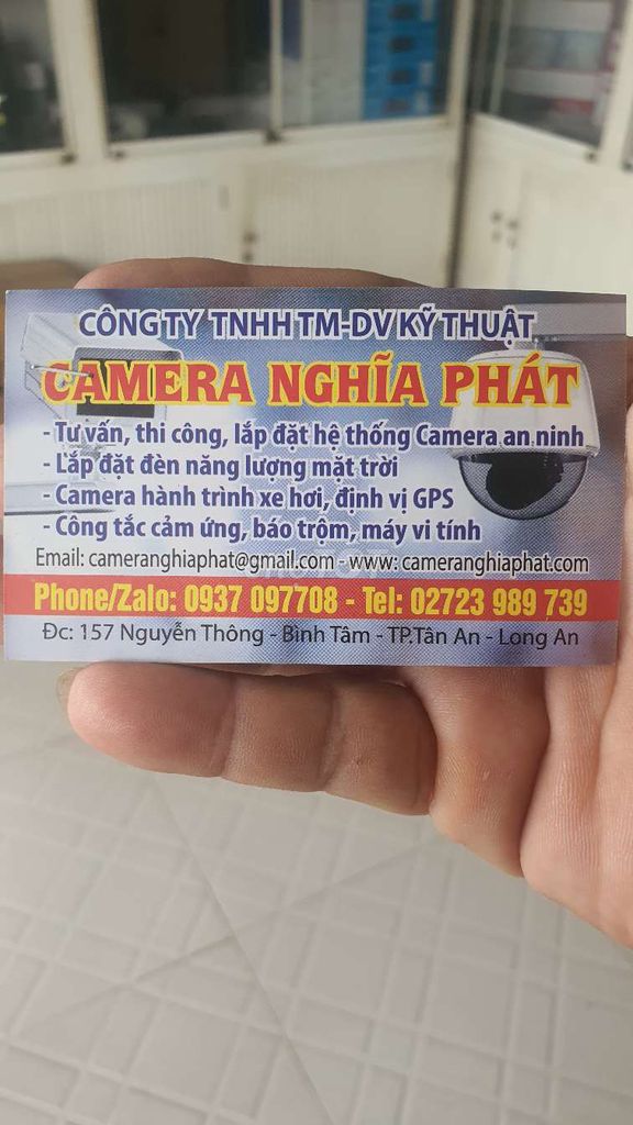 Dịch vụ Lắp đặt camera Long An. Dịch vụ tại Thành phố Tân An Long An được đăng bởi Nhân Khánh Hậu hình 1