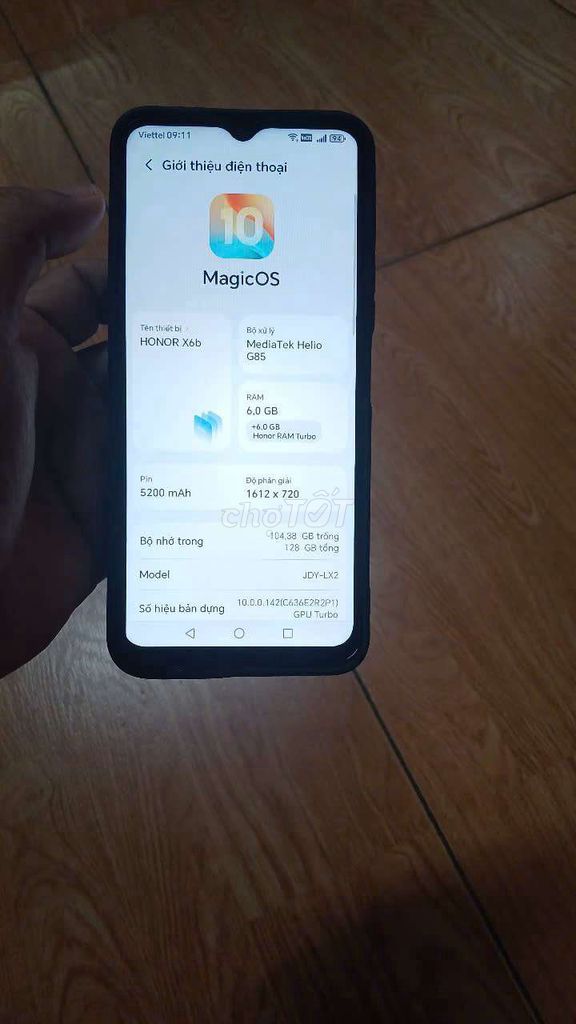 Honor X6b 6GB/128GB Đen. Mua bán Điện thoại tại Quận Hoàng Mai Hà Nội được đăng bởi dat hình 1