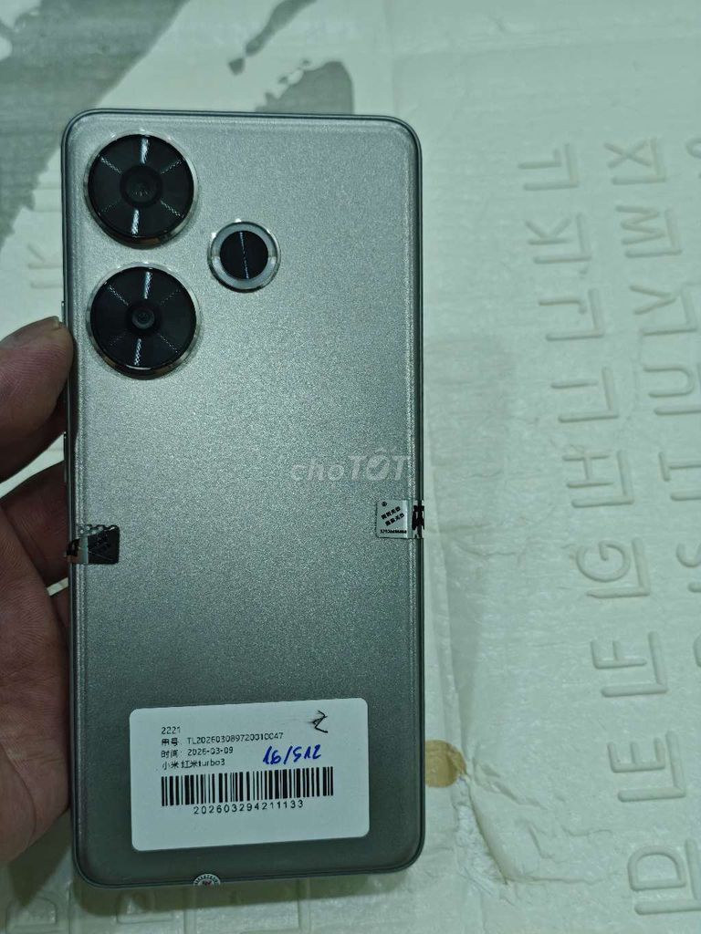 Xiaomi Redmi Turbo 3 16GB/512GB Titan. Mua bán Điện thoại tại Quận Hoàng Mai Hà Nội được đăng bởi Nguyennoi hình 1