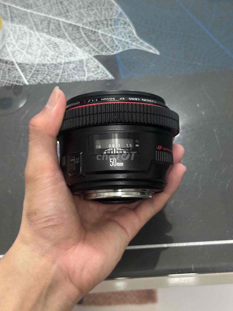 Ống kính Canon EF 50mm f/1.2L USM Đen. Mua bán Máy ảnh, Máy quay tại Quận Thanh Khê Đà Nẵng được đăng bởi Lê Văn Thống hình 1