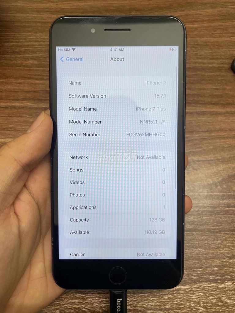 Apple iPhone 7 Plus 128GB Đen Đã sử dụng. Mua bán Điện thoại tại Quận Nam Từ Liêm Hà Nội được đăng bởi Bùi Thanh Phong hình 1