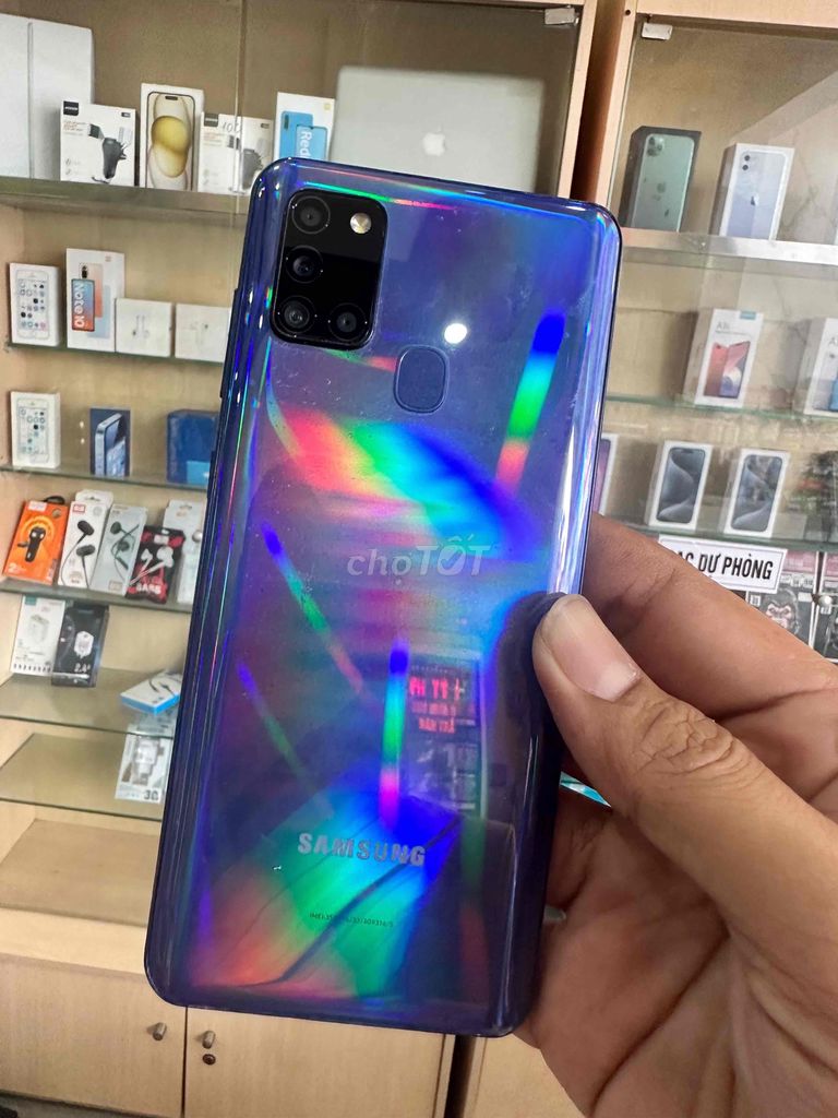 Samsung Galaxy A21s 64GB Xanh. Mua bán Điện thoại tại Thành phố Quảng Ngãi Quảng Ngãi được đăng bởi Phát Tài Mobile  hình 1