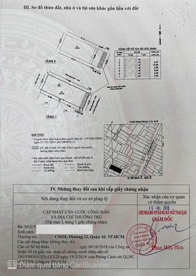Bán nhà đường CMT8 - quận 10, 4.52x11,6 giá chỉ 7.3 tỷ