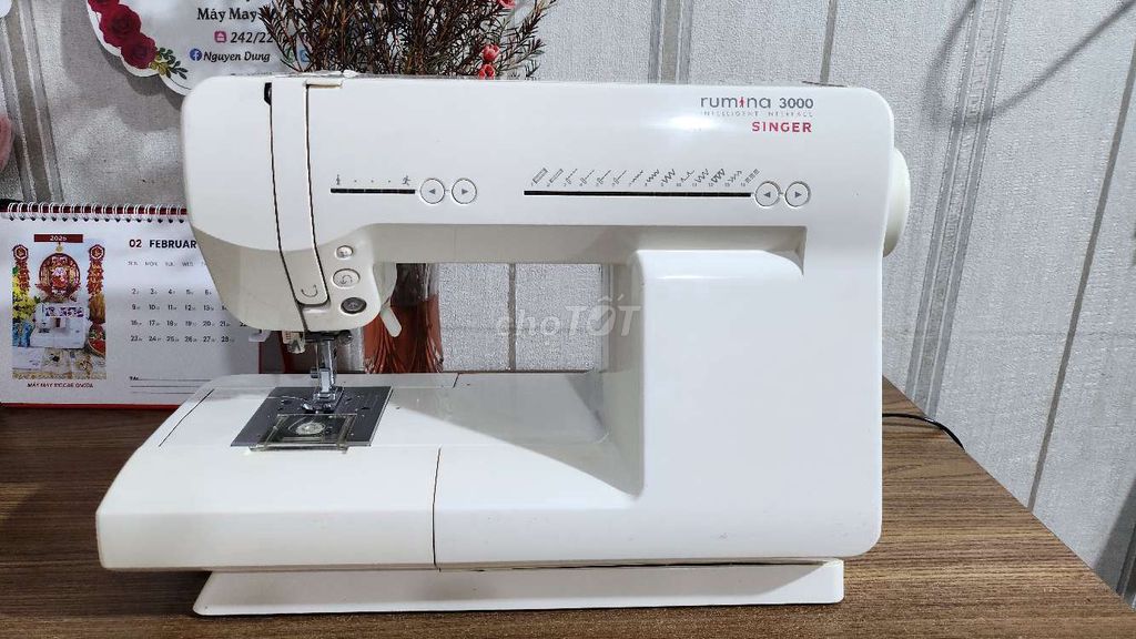 Máy may Nhật Singer Rumina 3000 mới 95% BH 1 năm. Mua bán Đồ chuyên dụng, Giống nuôi trồng tại Quận Tân Phú Tp Hồ Chí Minh được đăng bởi Máy may Nguyễn Dung  hình 2
