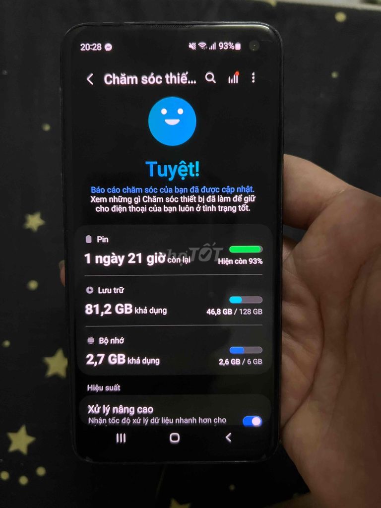 Dư dùng SS S10e full Cn ram 6/128gb Mỹ. Mua bán Điện thoại tại Thành phố Long Xuyên An Giang được đăng bởi Lntt hình 1