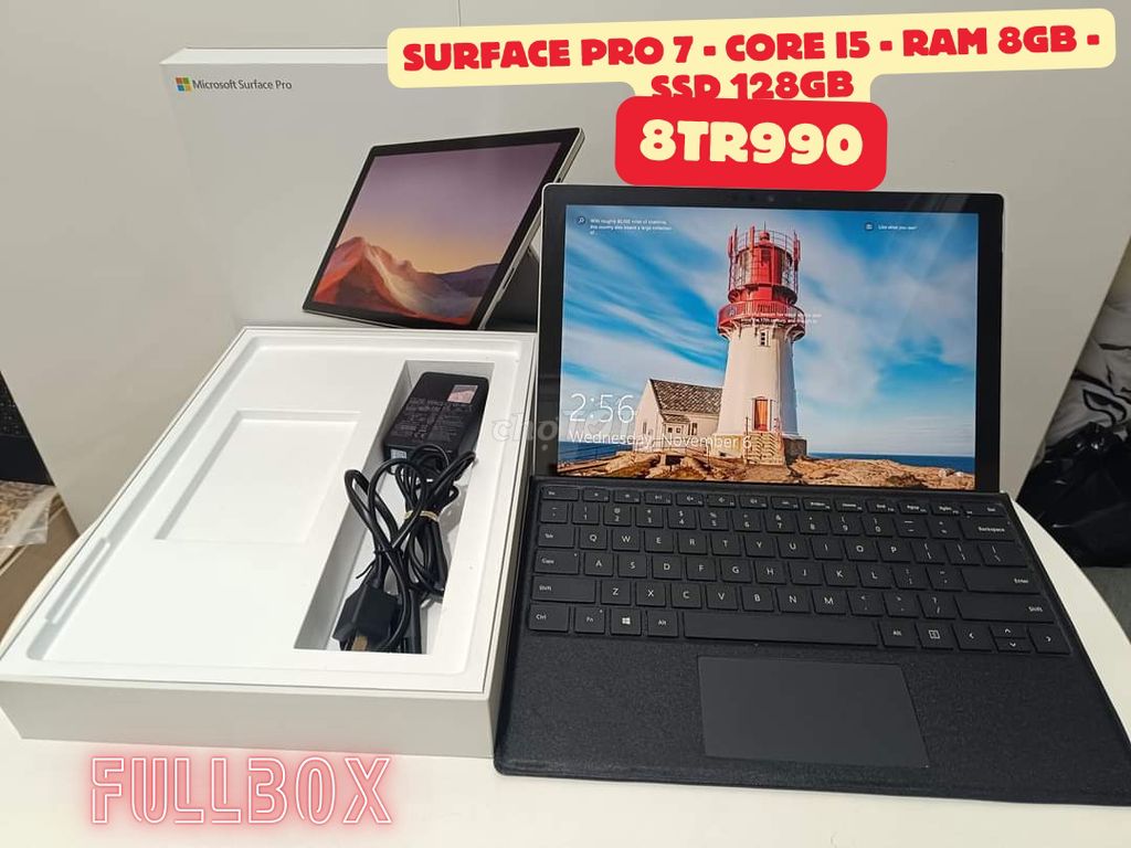 Surface Pro 7 core i5 fullbox