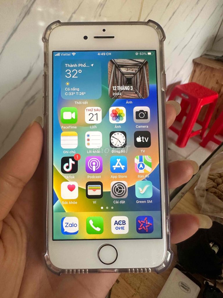 Apple iPhone 8 256GB Vàng hồng Mặt lưng bể. Mua bán Điện thoại tại Quận 12 Tp Hồ Chí Minh được đăng bởi Nguyễn Cao Cường hình 1
