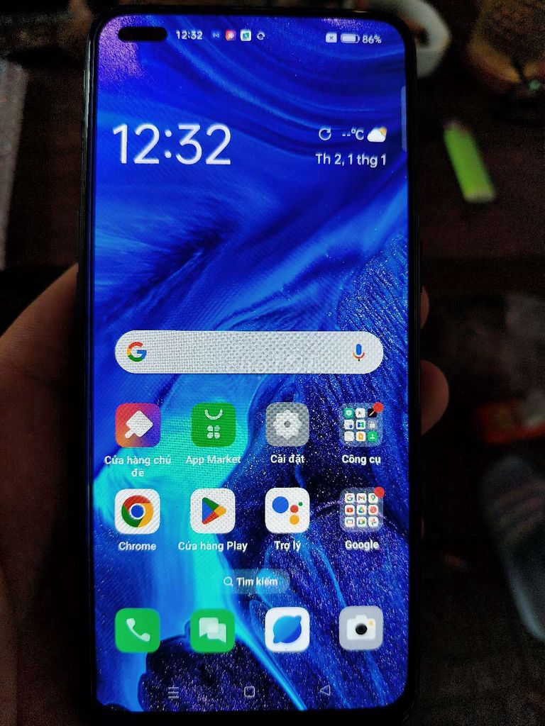 OPPO Reno 4 128GB Đen. Mua bán Điện thoại tại Quận Gò Vấp Tp Hồ Chí Minh được đăng bởi Hung  hình 1